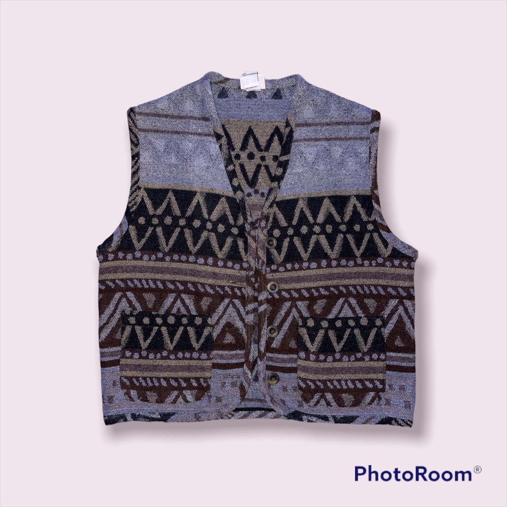 Vintage 90s Cenza Woman’s Vest Sz S